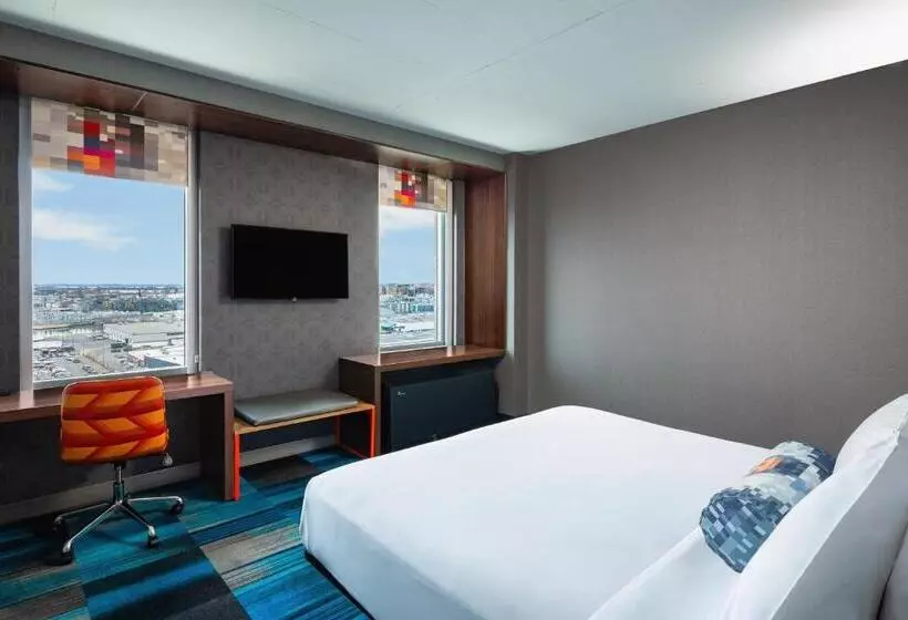 身障者適用キングサイズベッドルーム, Aloft Boston Seaport District