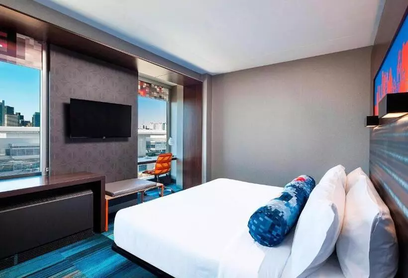 身障者適用キングサイズベッドルーム, Aloft Boston Seaport District