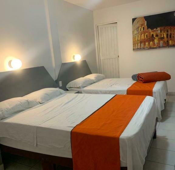 اتاق استاندارد با 2 تخت دوبل, Posada Jardín Aguascalientes