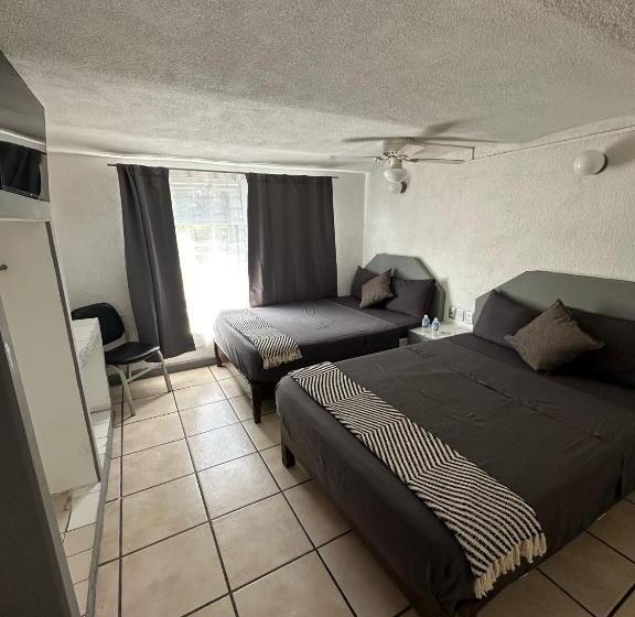 اتاق استاندارد با 2 تخت دوبل, Posada Jardín Aguascalientes