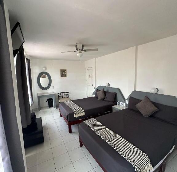 اتاق استاندارد با 2 تخت دوبل, Posada Jardín Aguascalientes