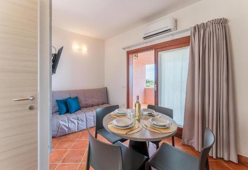 Апартаменты 1 Спальня, Residence Le Rocce Rosse
