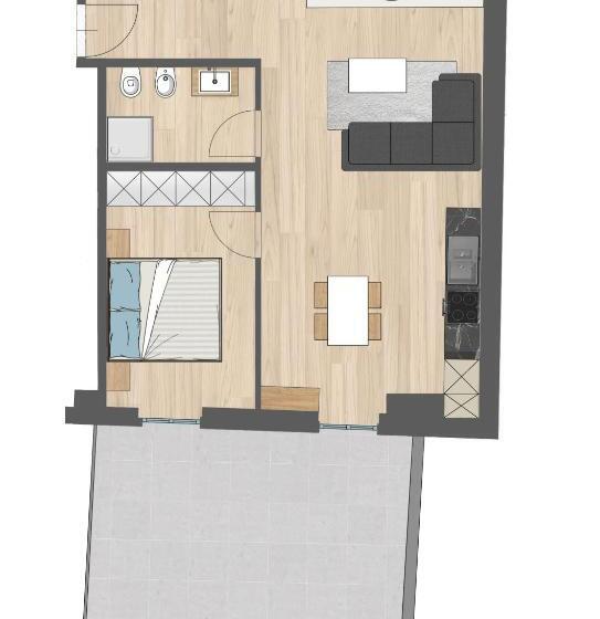 آپارتمان سوپریور 1 خوابه, Ah Villaglori Boutique Apartments