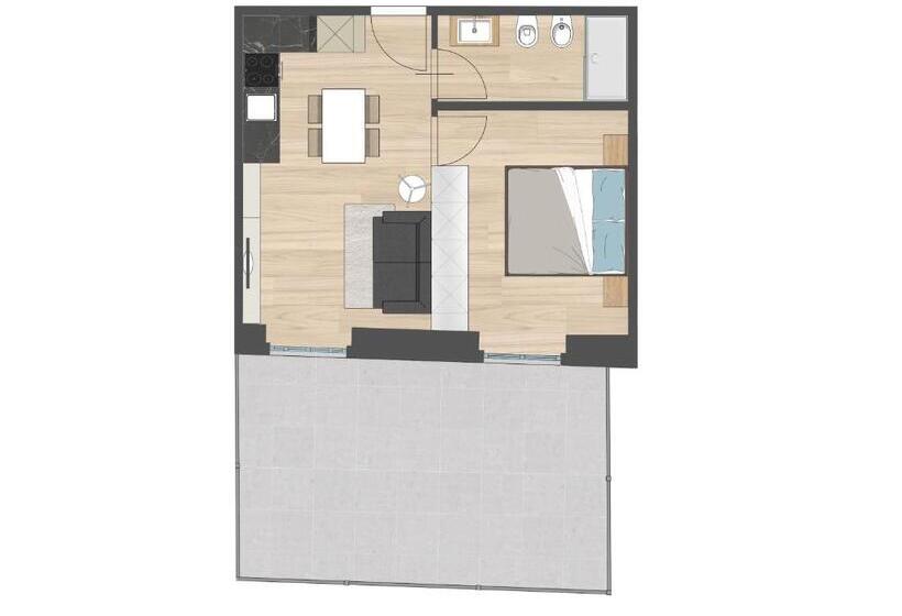 آپارتمان لوکس 1 خوابه, Ah Villaglori Boutique Apartments