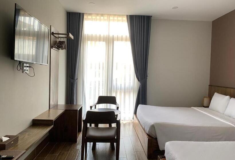 اتاق استاندارد چهارنفره با بالکن, đồi Mây Tuyết