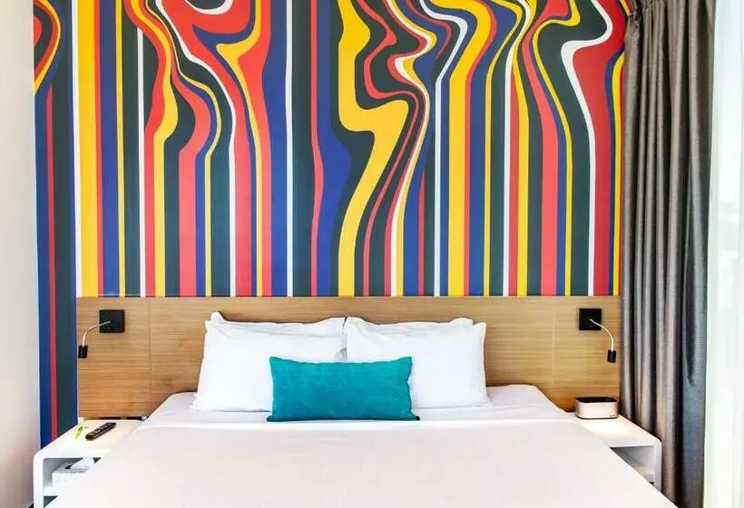 キングサイズベッドのスタンダードルーム, Ibis Styles Brisbane Elizabeth Street