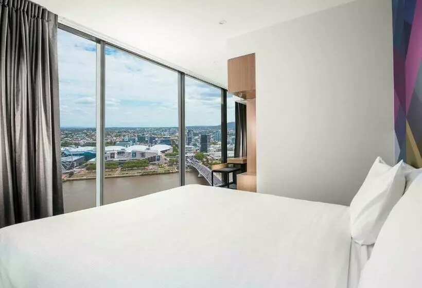 キングサイズベッドのデラックスルーム, Ibis Styles Brisbane Elizabeth Street