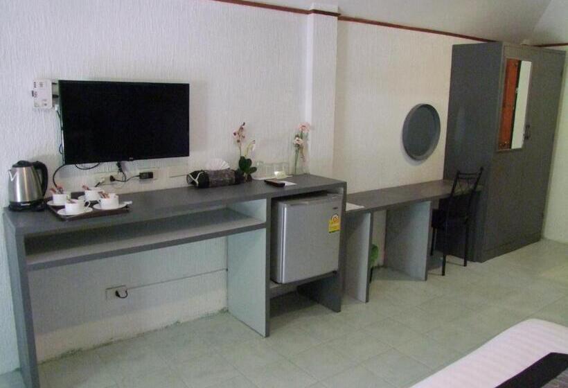 발코니가 있는 4인용 스탠다드 룸, Samui Green