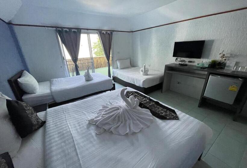 带阳台标准四人间, Samui Green