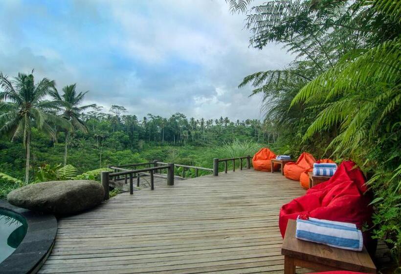 带花园景观和一个卧室的别墅, Dewi Tara Haven