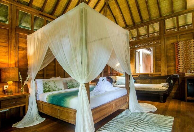 带花园景观和一个卧室的别墅, Dewi Tara Haven