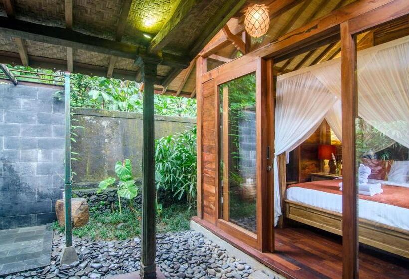 带花园景观和一个卧室的别墅, Dewi Tara Haven