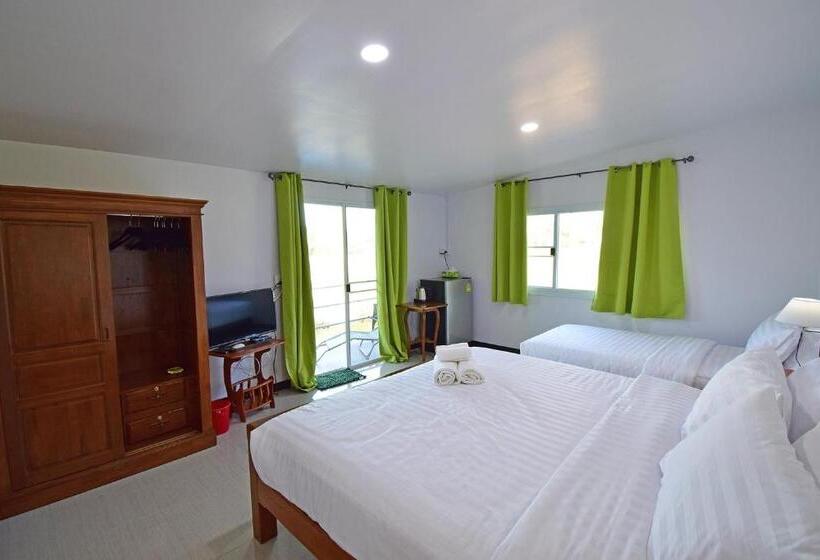 豪华海景房带阳台, Anissa Resort Koh Yao Yai