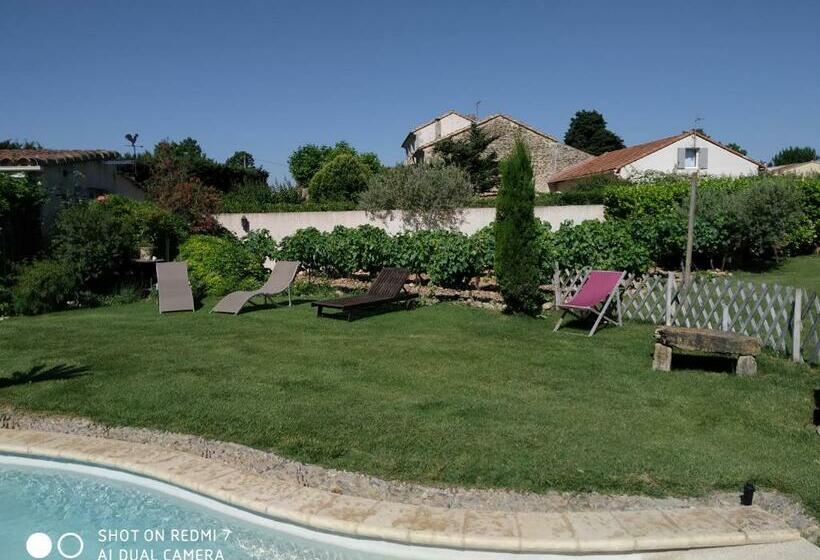 غرفة قياسية مطلّة علي حمام السباحة, Les Chambres D Hôtes De Jade