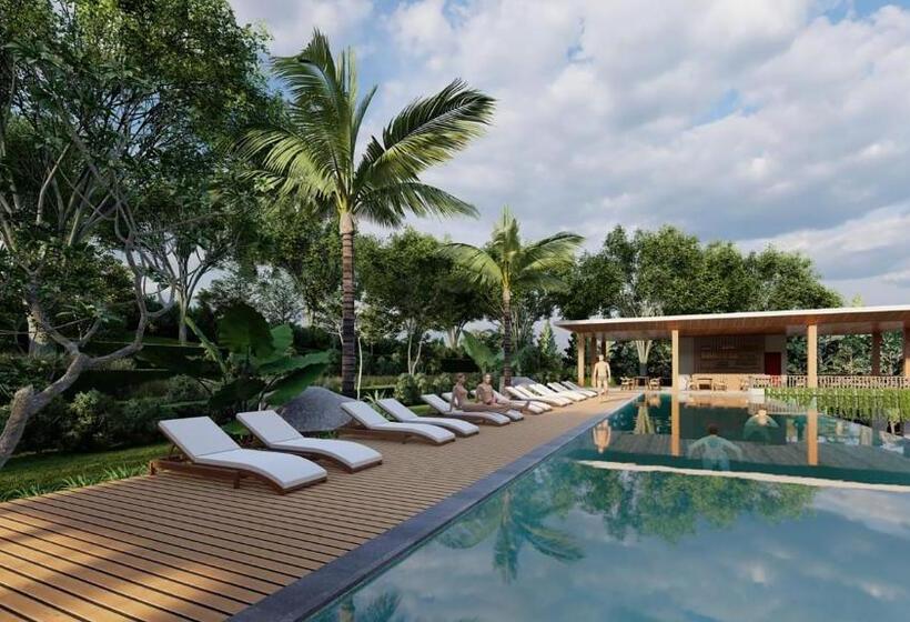 חדר דלוקס עם מרפסת נוף לים, Sanglung Villas & Suites