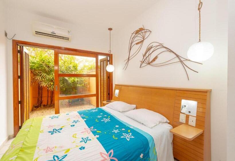 Апартаменты 1 Спальня Нижний Этаж, Pousada Pe Na Areia