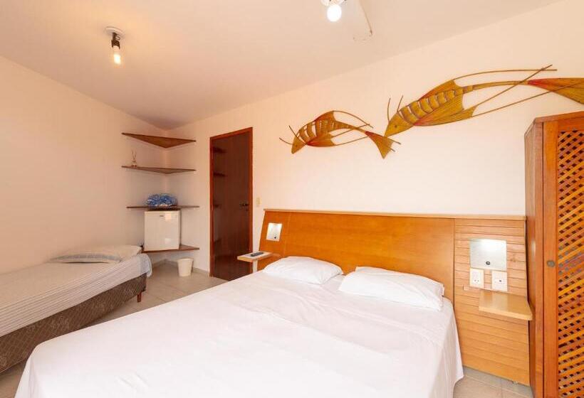 Номер Стандарт Трехместный, Pousada Pe Na Areia