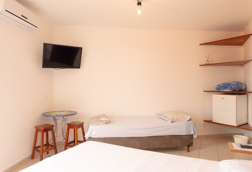 Номер Стандарт Трехместный, Pousada Pe Na Areia