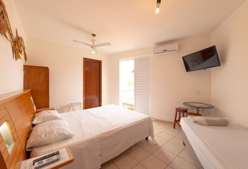 Номер Стандарт Трехместный, Pousada Pe Na Areia