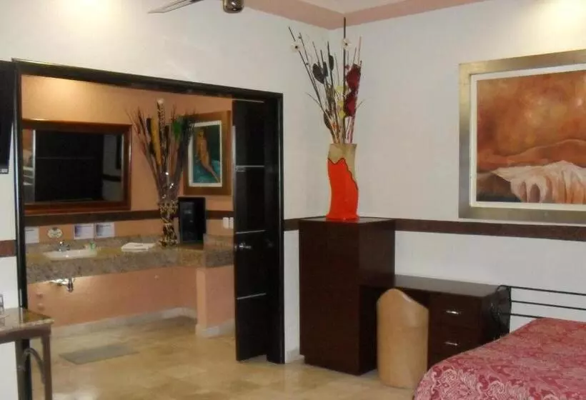 キングサイズベッドのスタンダードルーム, Villas Y Suites Paraiso Del Sur