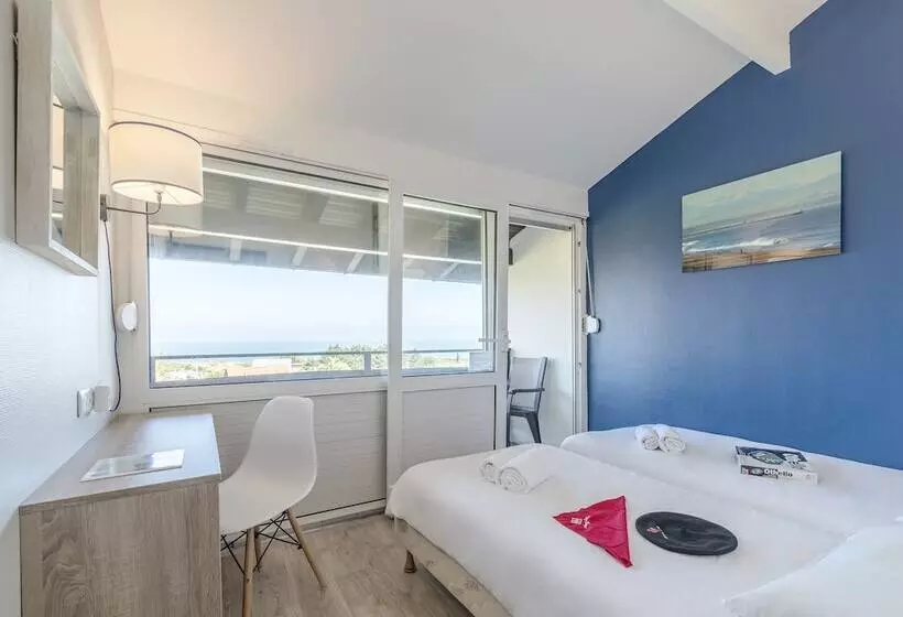 اتاق استاندارد با چشمانداز دریا, Azureva Anglet
