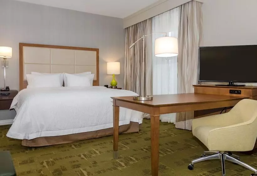 身障者適用キングサイズベッドルーム, Hampton Inn & Suites New Albany Columbus