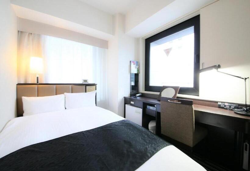 带双人床的基本房间, Apa Hotel Higashi Shinjuku Ekimae