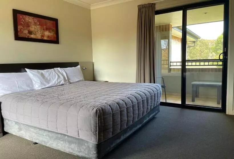 キングサイズベッドのスタンダードルーム, Cootamundra Heritage Motel & Apartments