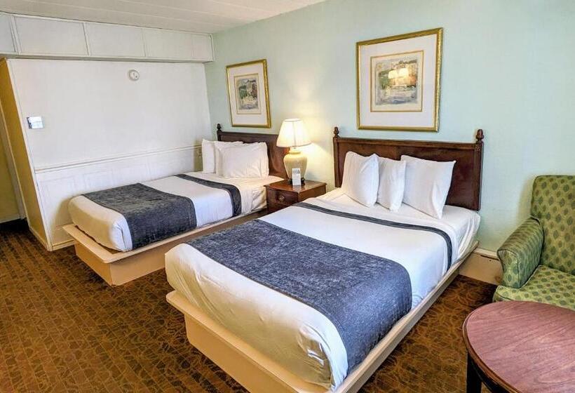 חדר סטנדרט שתי מיטות זוגיות, Quebec Motel