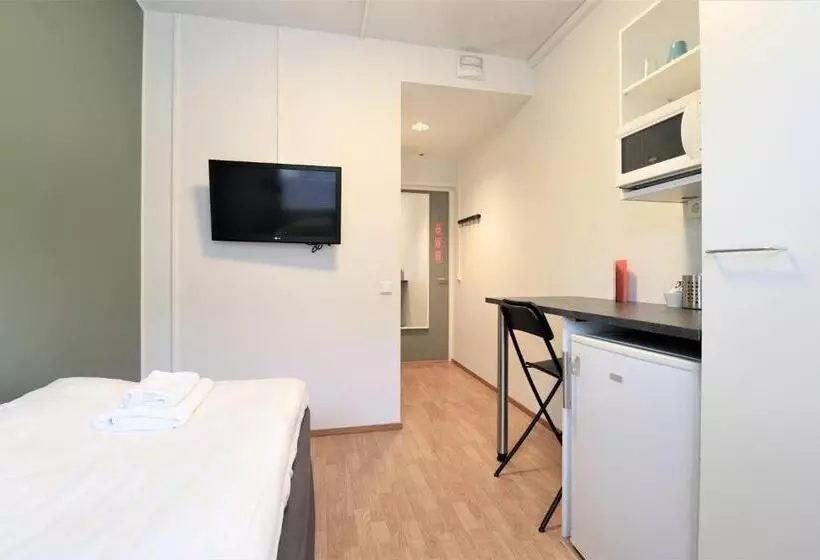 スタンダードシングルルーム, Forenom Aparthotel Helsinki Herttoniemi