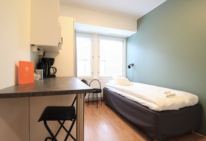 스탠다드 싱글 룸, Forenom Aparthotel Helsinki Herttoniemi