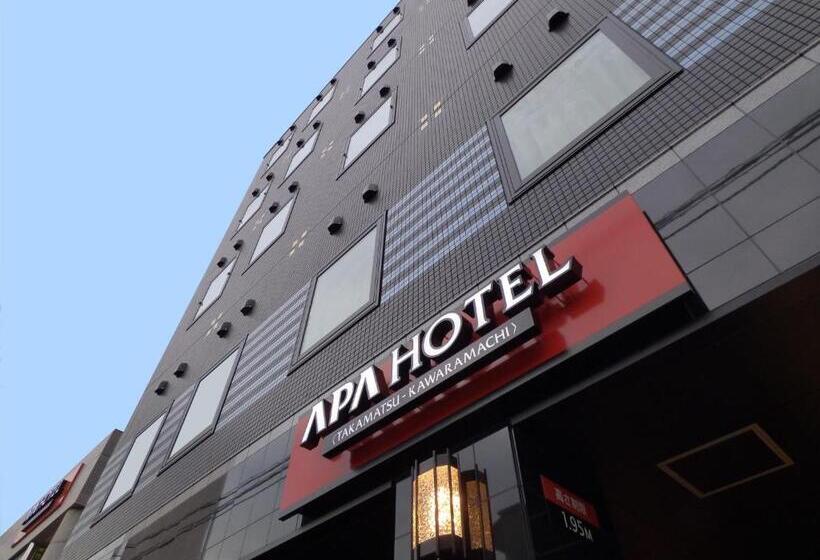 ダブルベッドのベーシックルーム, Apa Hotel Takamatsu Kawaramachi