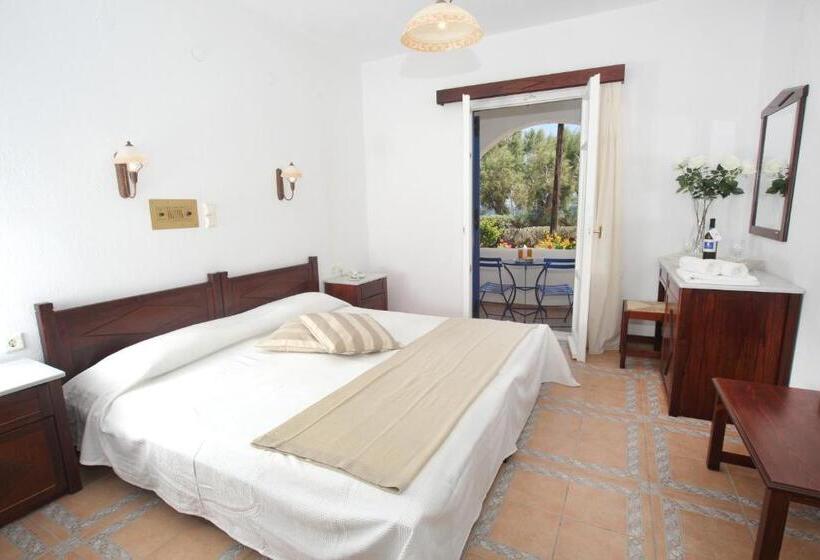 带海景的标准房, Paros Inn