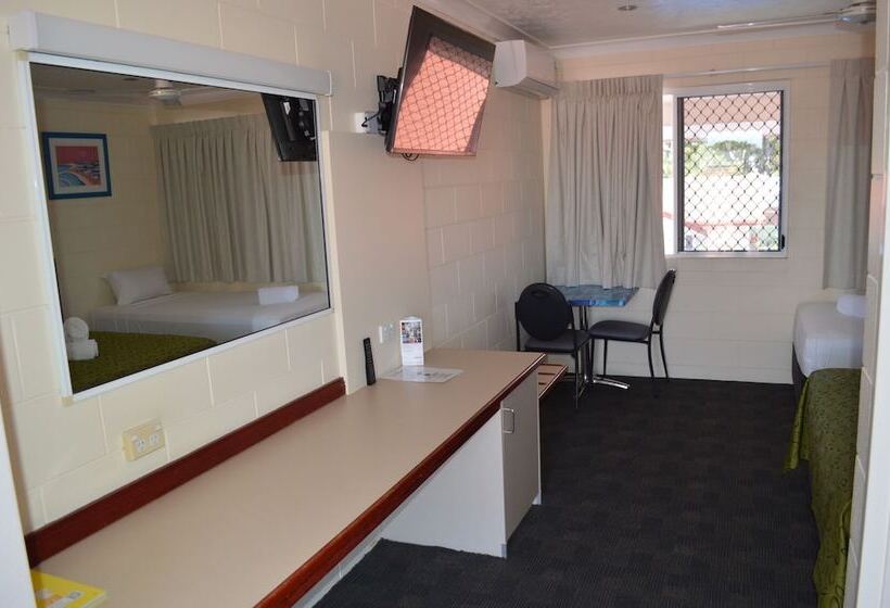 شقة غرفة واحدة مطلة على حمام السباحة, Monte Carlo Motor Inn