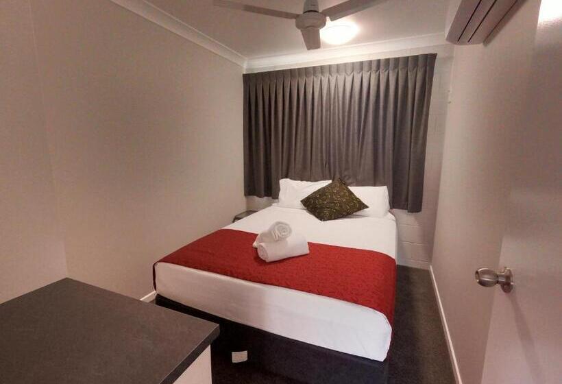 شقة غرفة واحدة مطلة على حمام السباحة, Monte Carlo Motor Inn