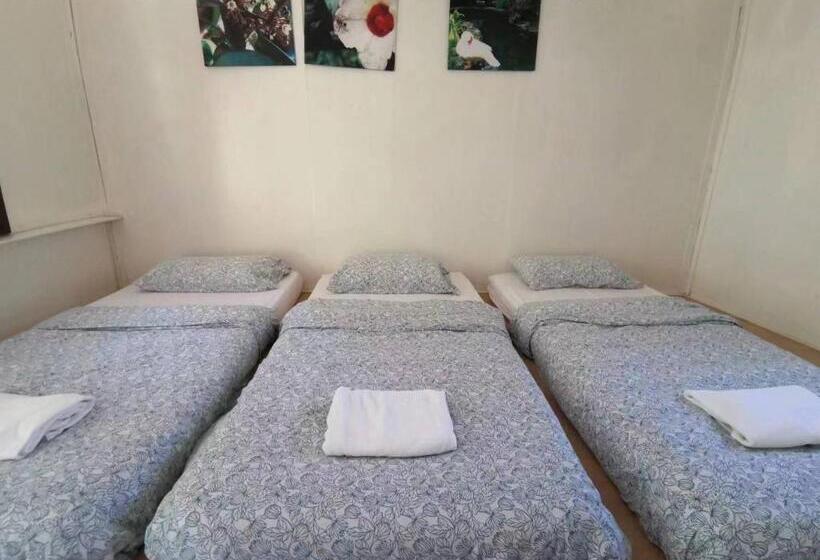 חדר סטנדרט לשלושה עם חדר אמבטיה משוף, Moonriver Lodge