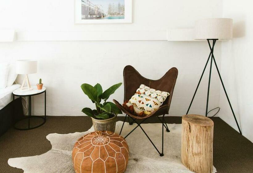 キングサイズベッドのスタンダードルーム, Chalet Motel Brunswick Heads