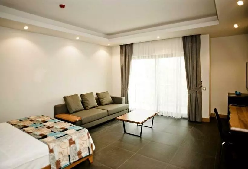 اتاق لوکس با چشم‌انداز دریا, Degirmenburnu Residence