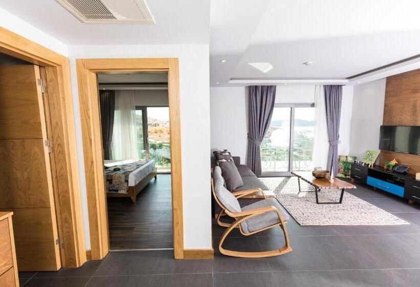 Апартаменты 1 Спальня Вид на Море, Degirmenburnu Residence