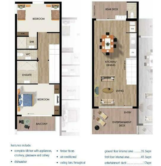 2ベッドルームハウス, Footprints Preston Beach