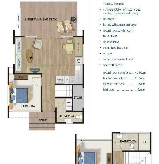2ベッドルームハウス, Footprints Preston Beach