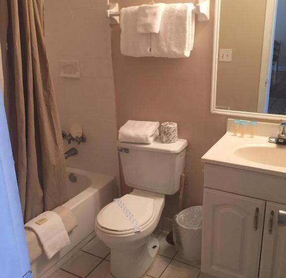 غرفة قياسية مطلّة علي البحر مزوَّدة بشُرفة, Seascape Inn   Daytona Beach Shores