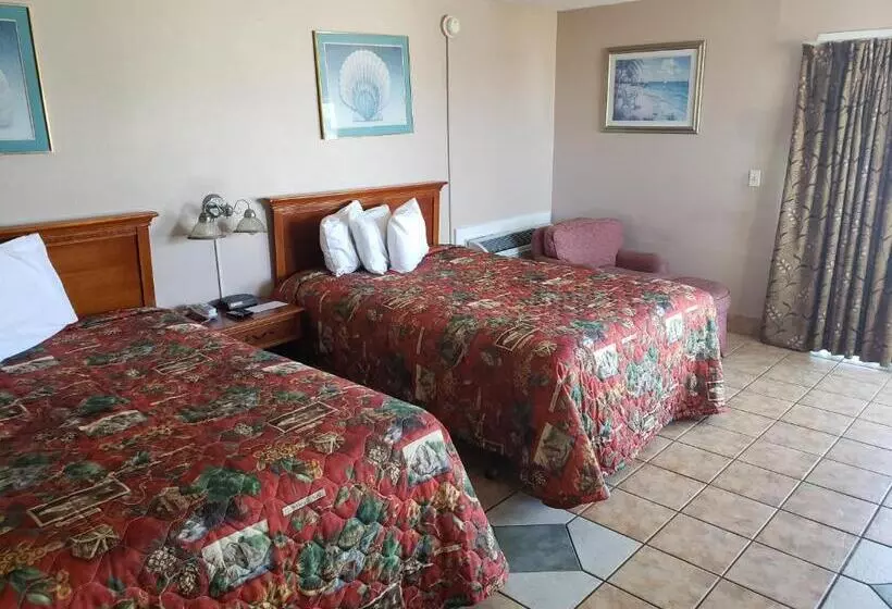 オーシャンビュースタンダードルームバルコニー付き, Seascape Inn   Daytona Beach Shores