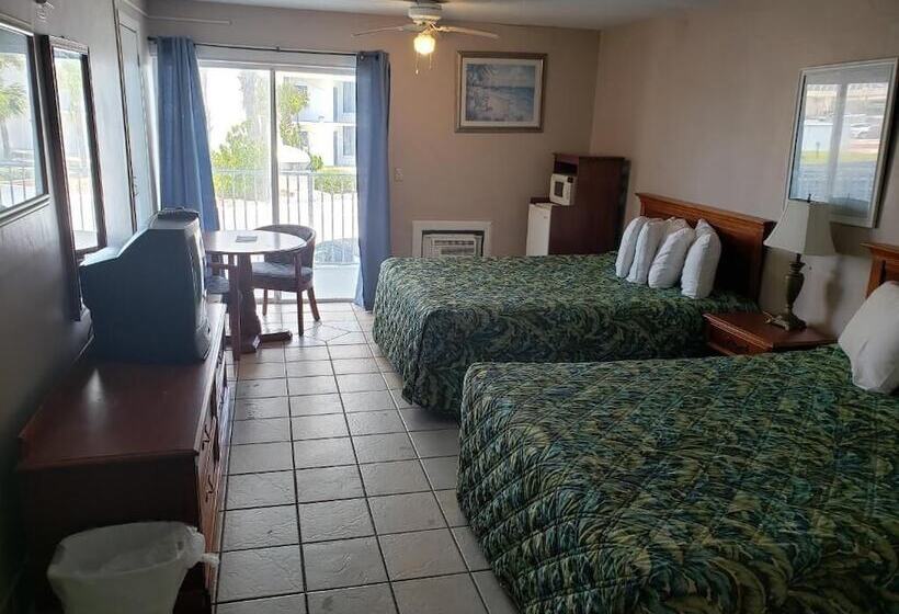 غرفه قياسيه سريرين مزدوجين, Seascape Inn   Daytona Beach Shores