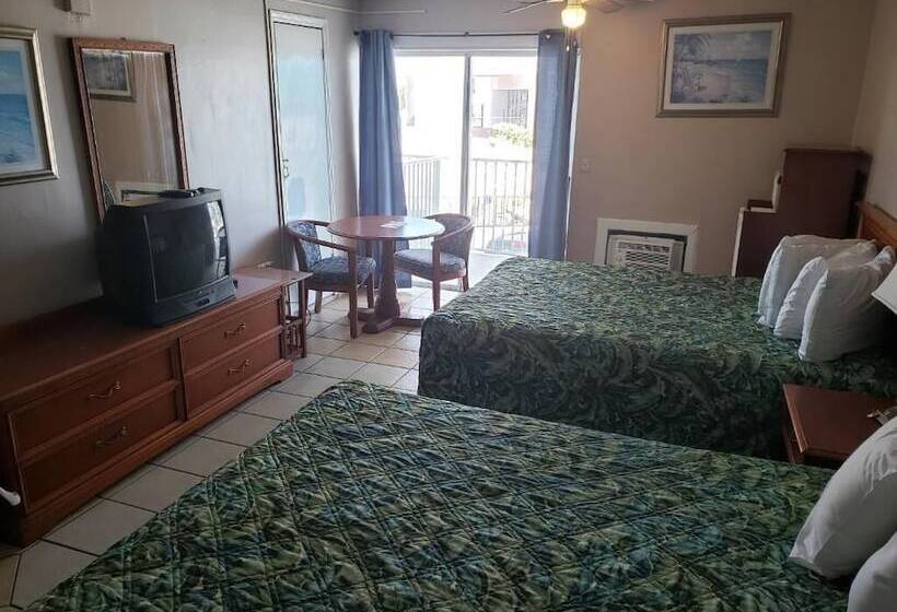 חדר סטנדרט שתי מיטות זוגיות, Seascape Inn   Daytona Beach Shores