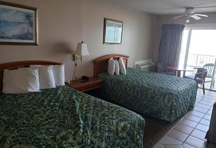 غرفه قياسيه سريرين مزدوجين, Seascape Inn   Daytona Beach Shores