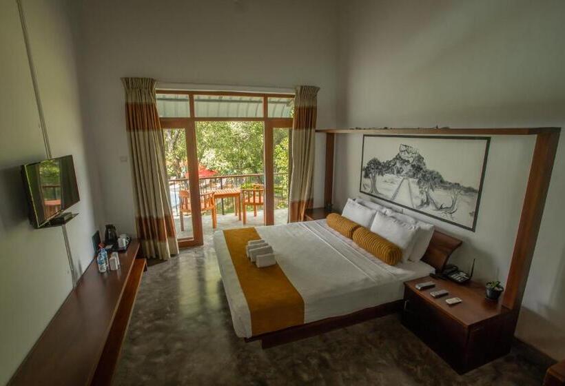 レイクビューデラックスルーム, Sigiriya Wewa Addara Hotel Hotel By The Lake