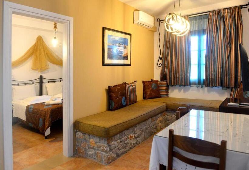 带2个卧室的公寓, Skiathos Island Suites