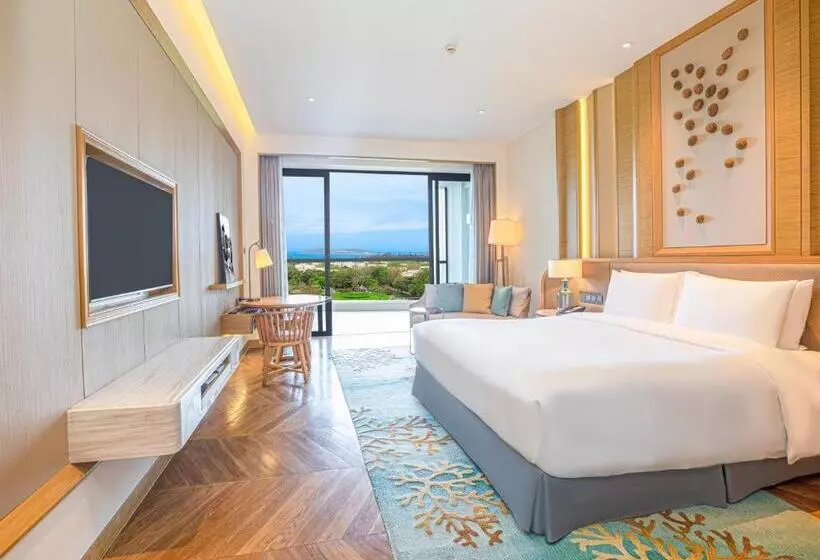 キングサイズベッドのデラックスルーム, Sofitel Sanya Leeman Resort
