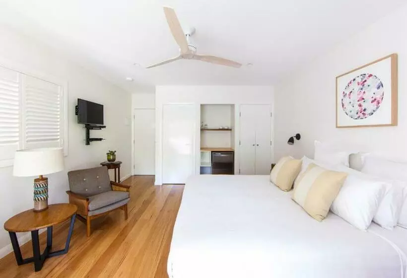 キングサイズベッドのスイートルーム, The Beach Shack Byron Bay